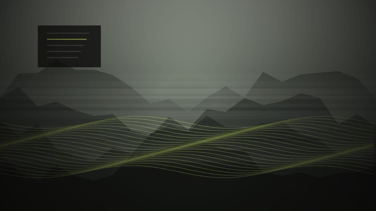 Generated landscape concept frame for a story directed by a written brief