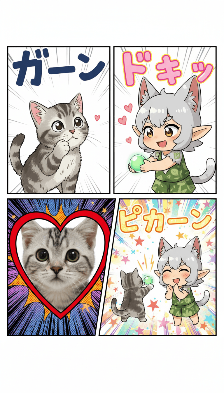 AI Comic Pets🐱 Image From Image