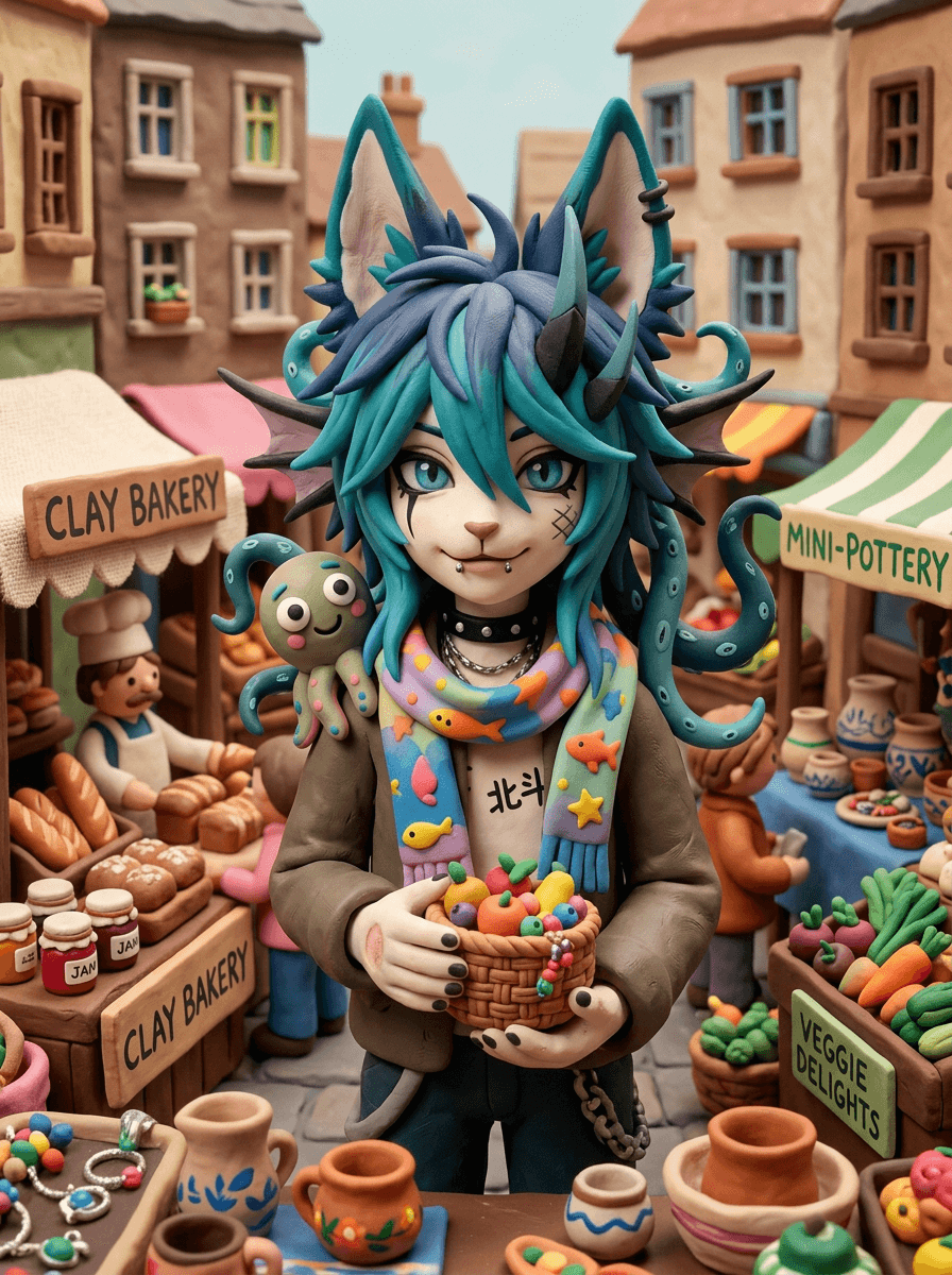 AI Clay Style Collection Image Collection From Image