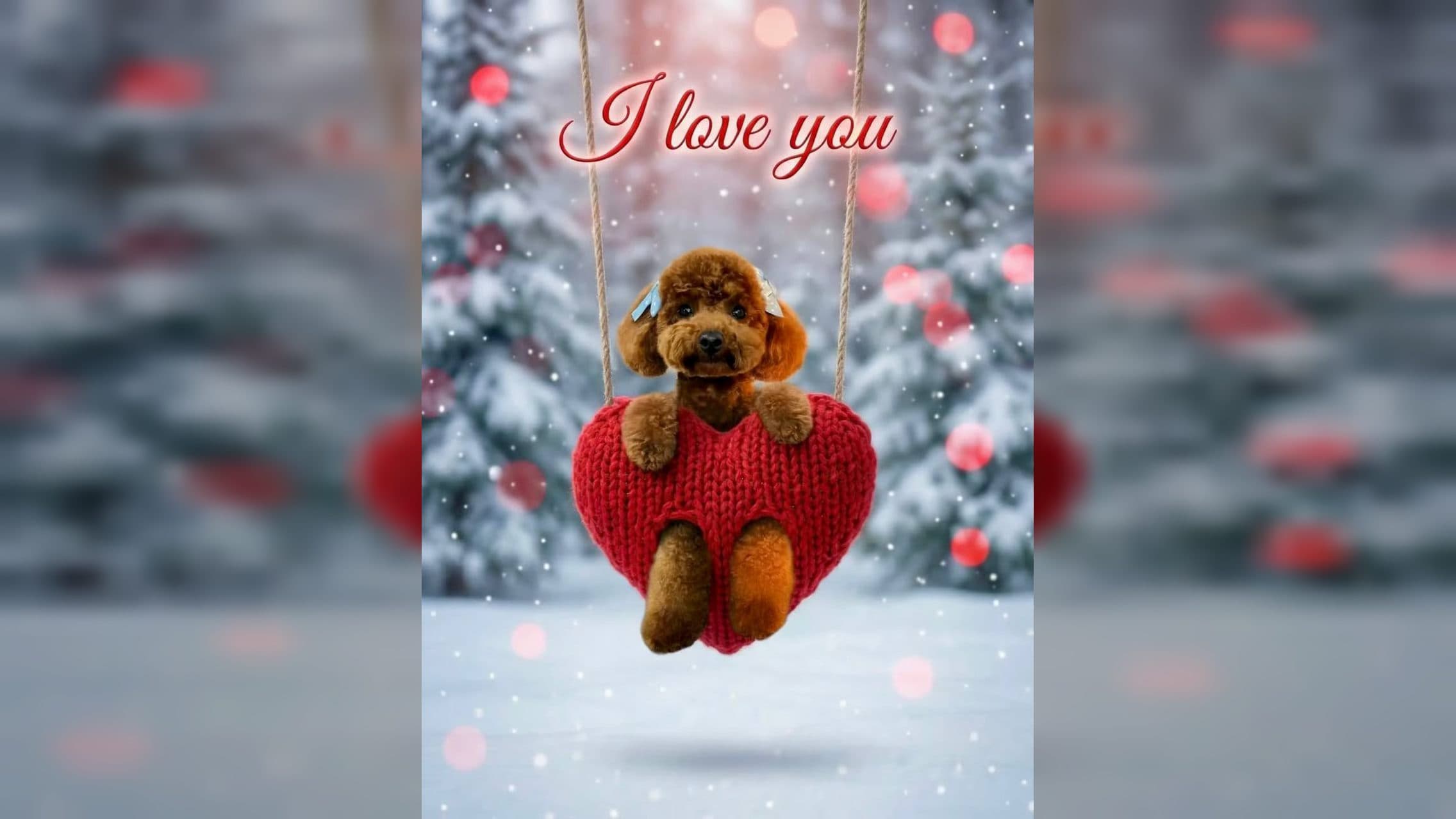 I Love You Heart Swing Video from a Photo