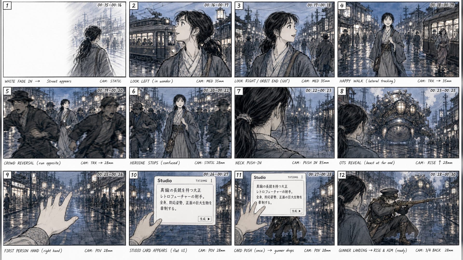 How to Read a 16-Panel AI Storyboard