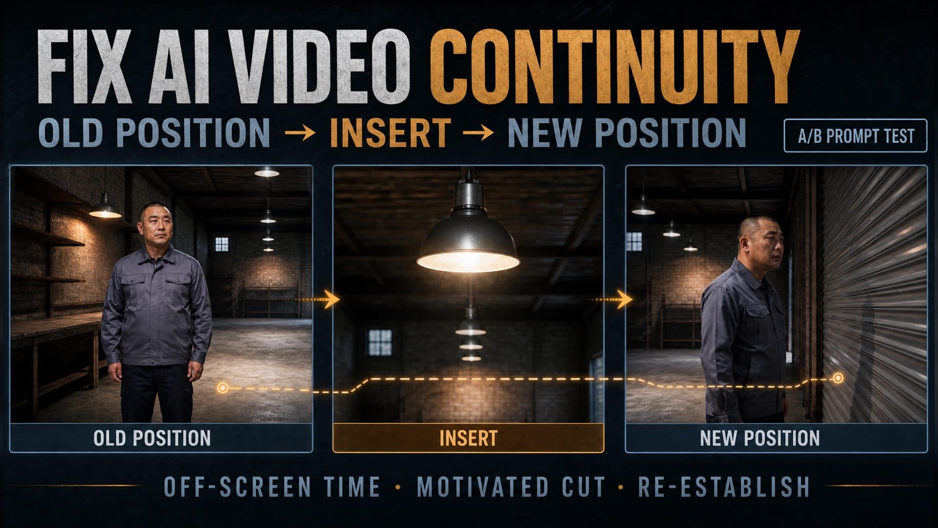 How to Fix AI Video Continuity Errors with Insert Shots