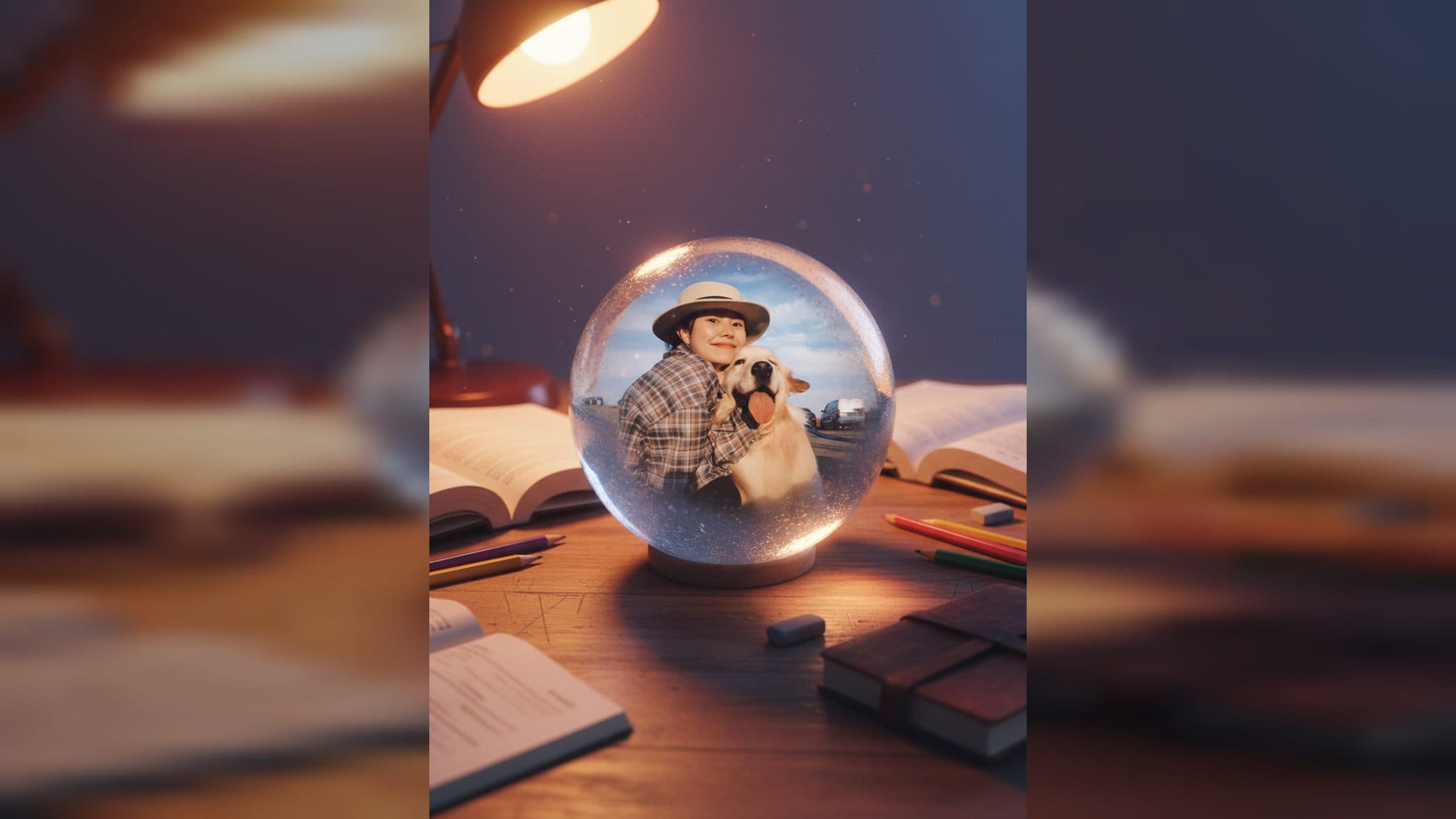Memory Crystal Ball Video from a Photo