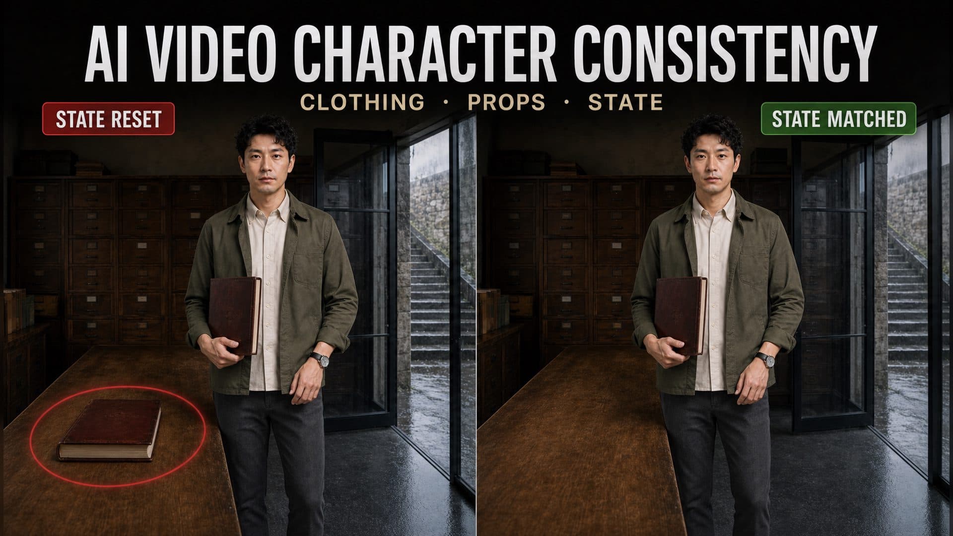 AI Video Character Consistency Across Shots: Clothing, Props, and State Tested