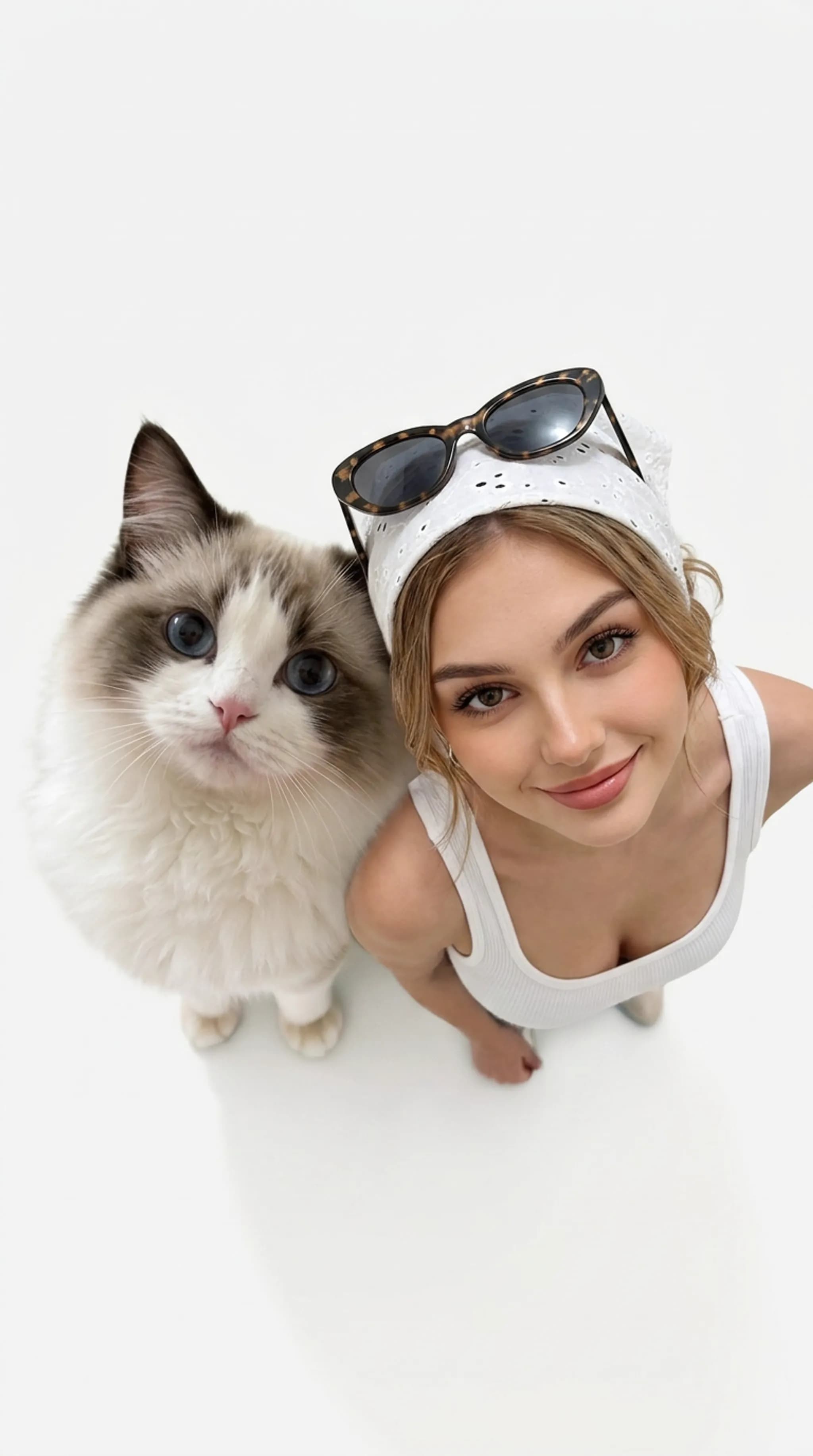 Pet and Owner Photo Memory Gallery: Create Four Close Portraits