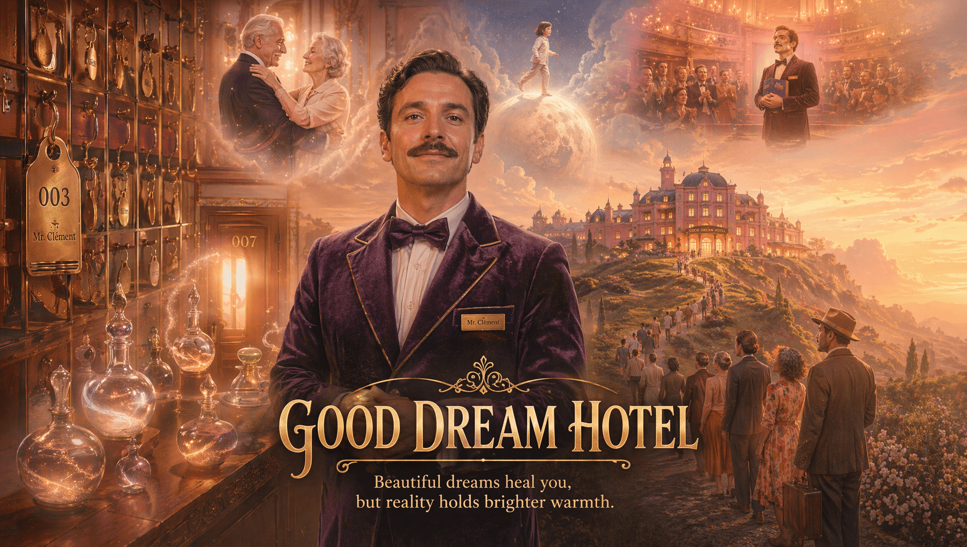 AI Beautiful Dream Hotel* Video From Source Image