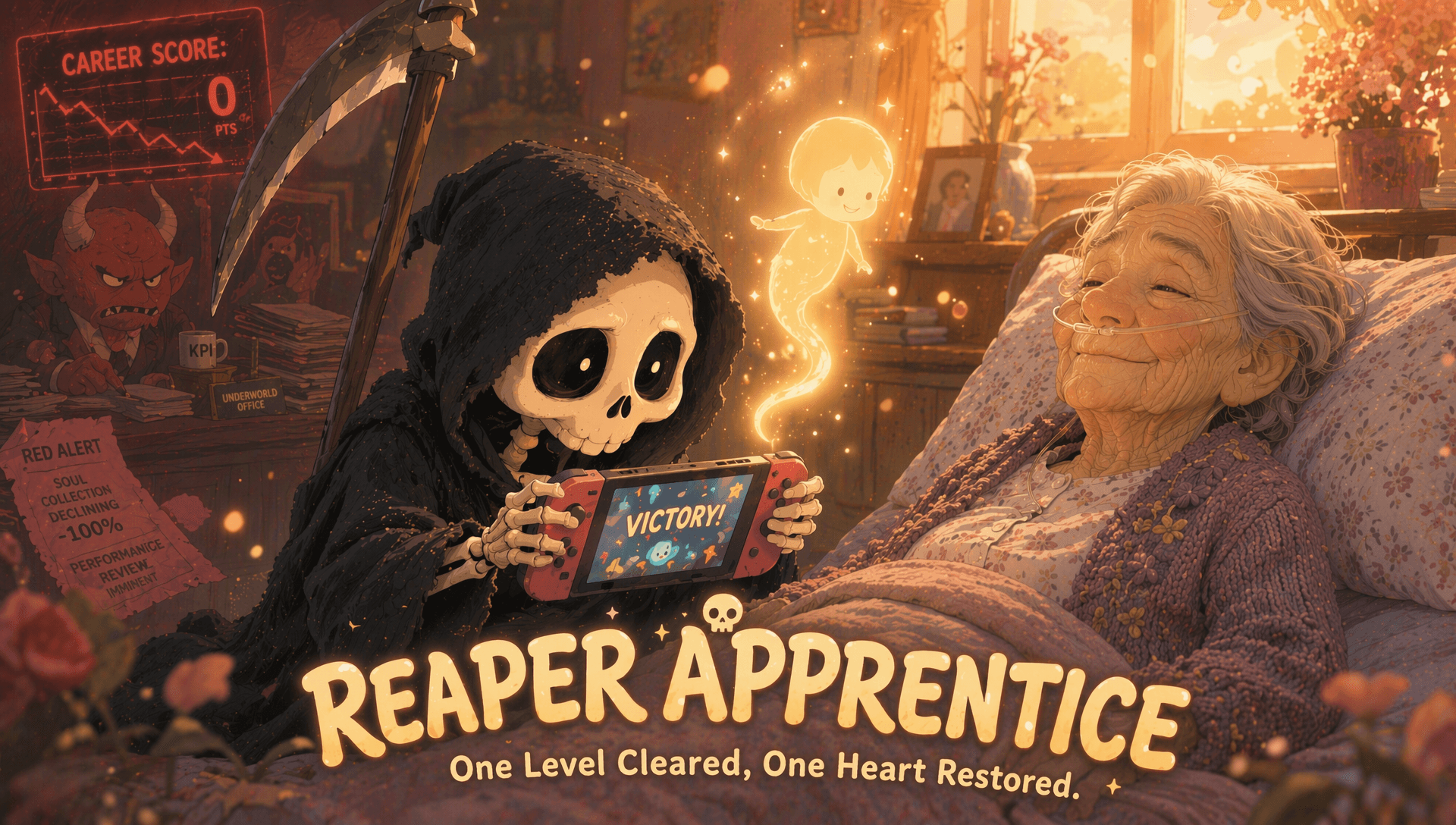 AI Death God Intern* Video From Source Image