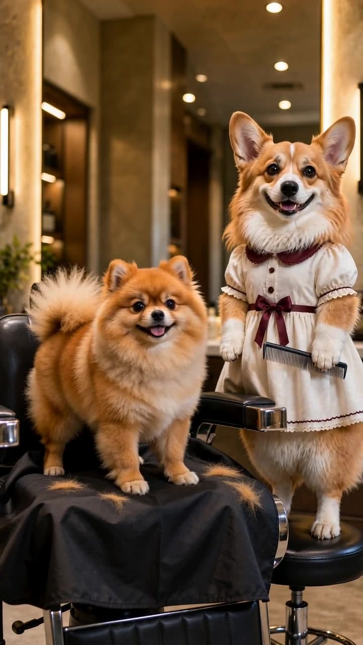 Pet Groomer Roleplay Video: Direct a Corgi Barber Story