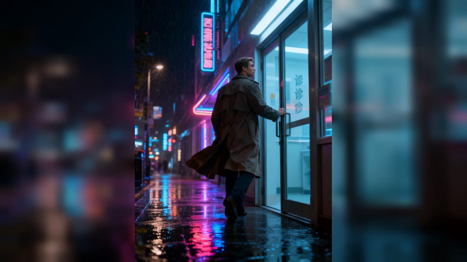 Cyberpunk Portrait Transformation Video from Photo