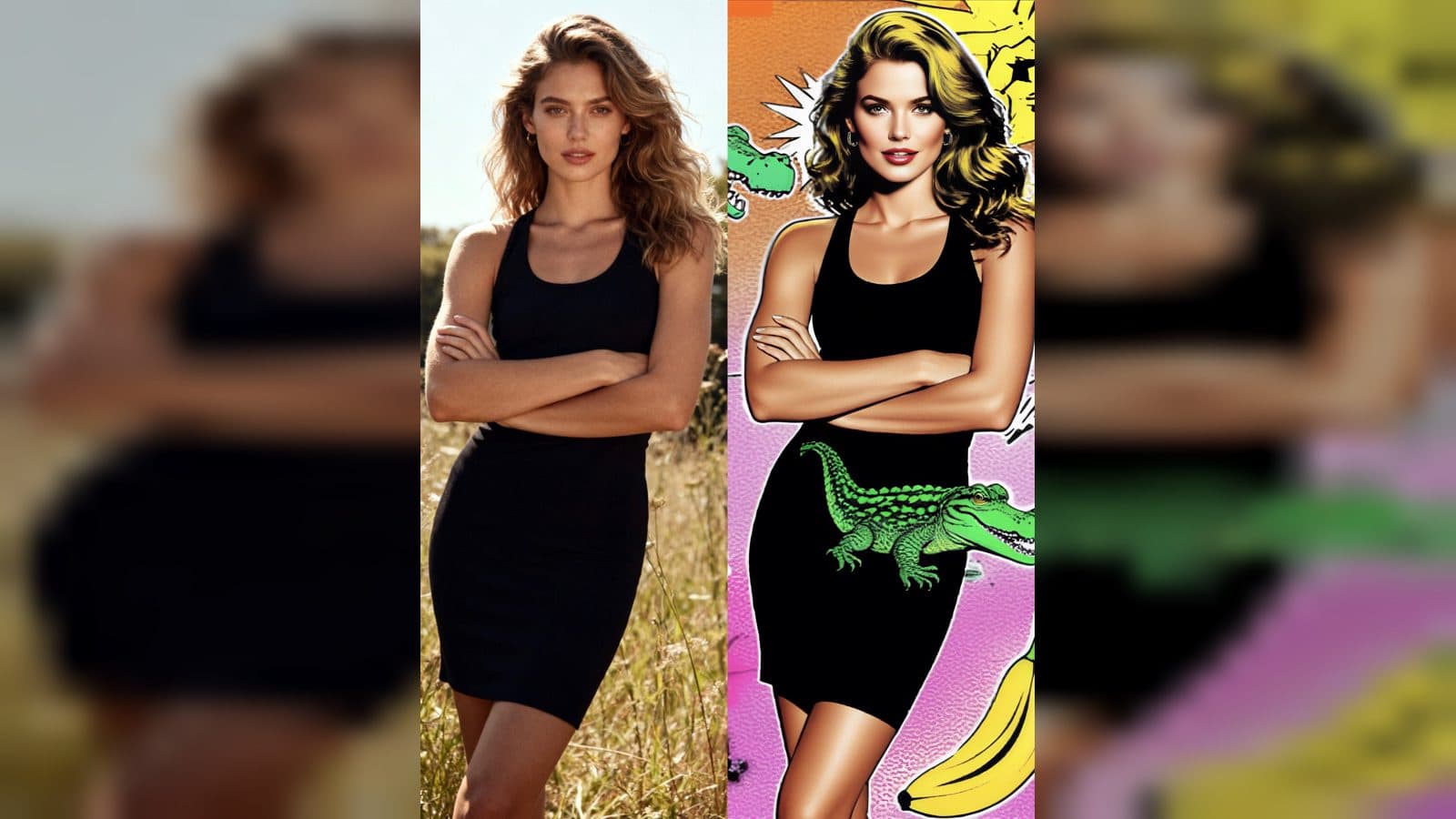 Pop Art Portrait Collage from Photo