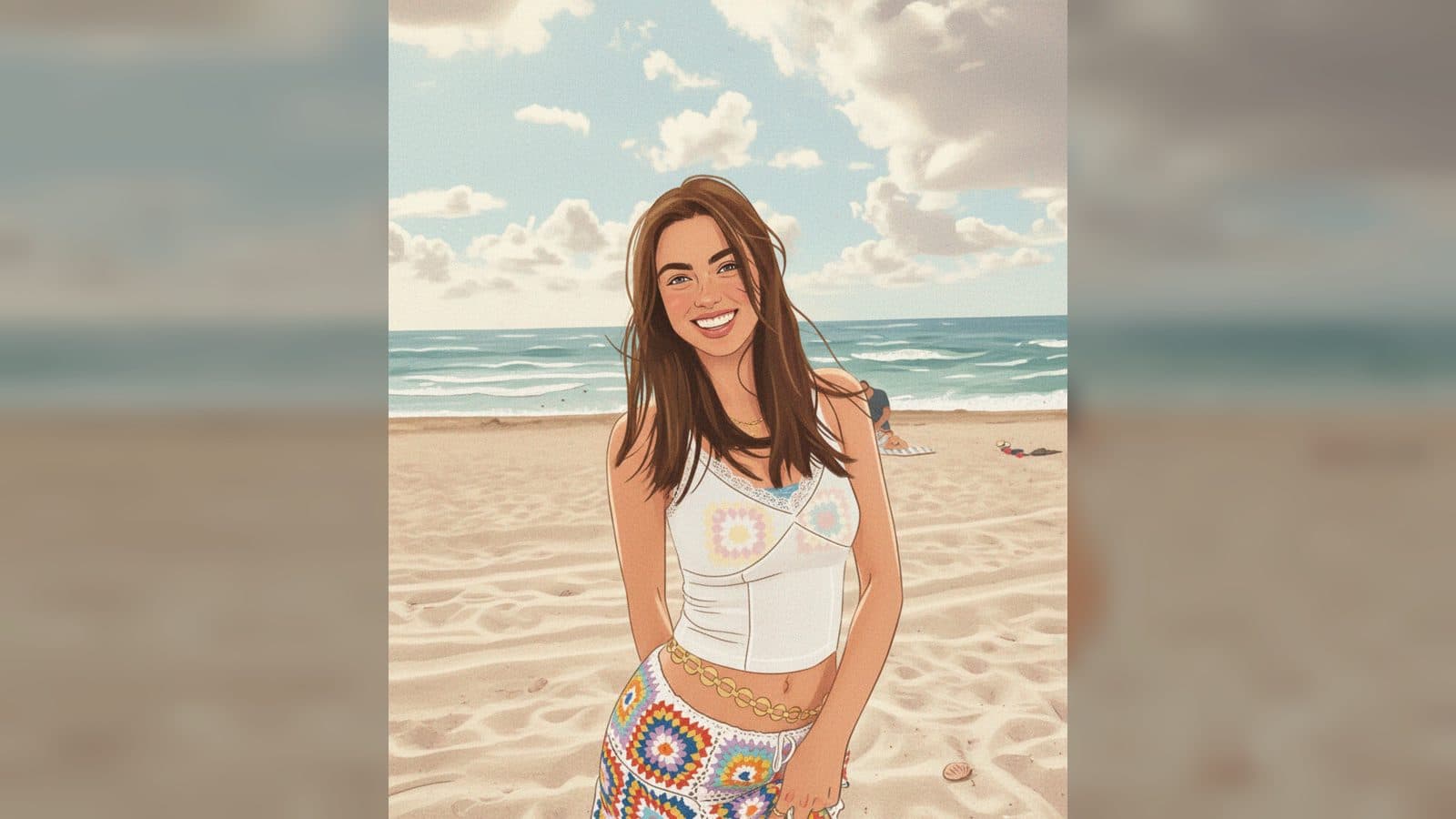 Storybook Portrait Illustration from Photo