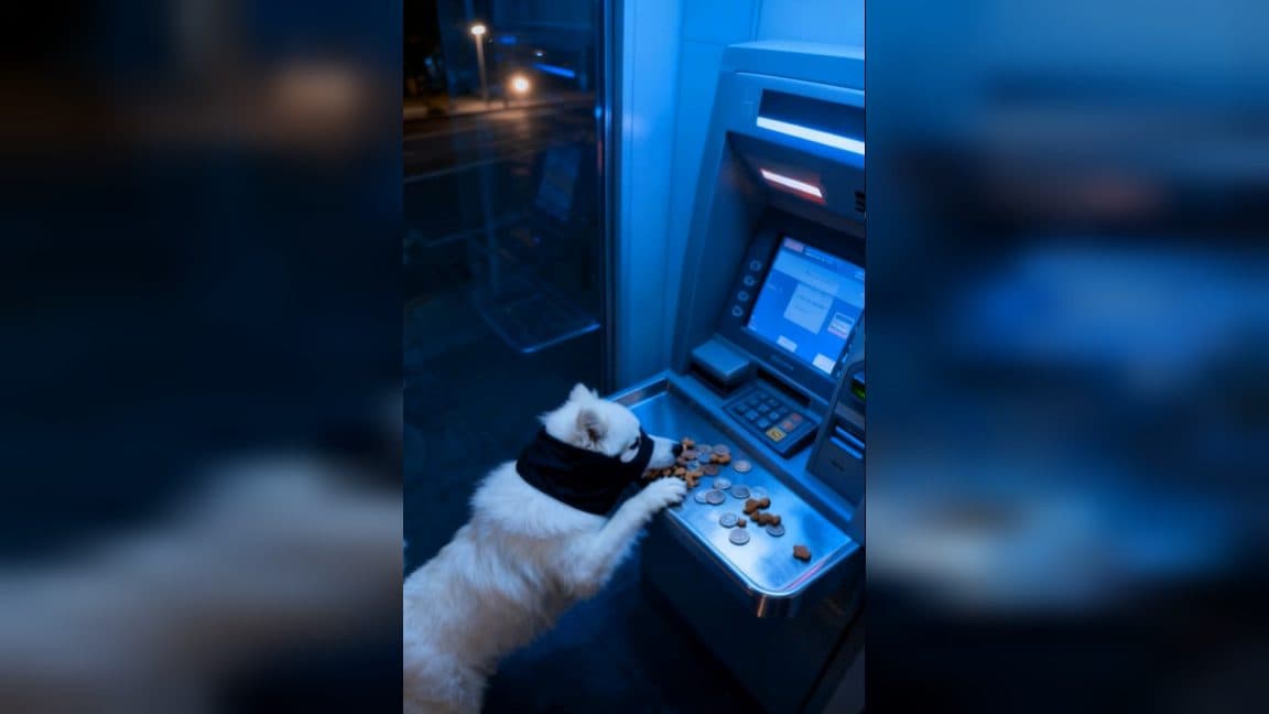 AI Pet Video Generator From Photo: The SnackHeist ATM Story