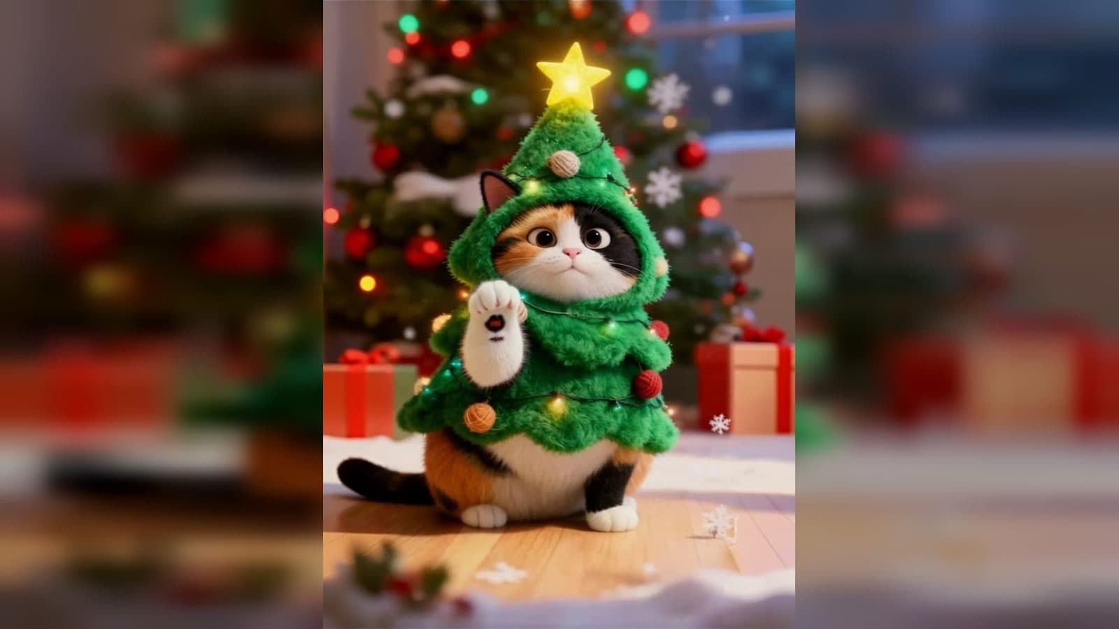 AI Christmas Pet Video Generator from Photo for a Fluffy Holiday Greeting