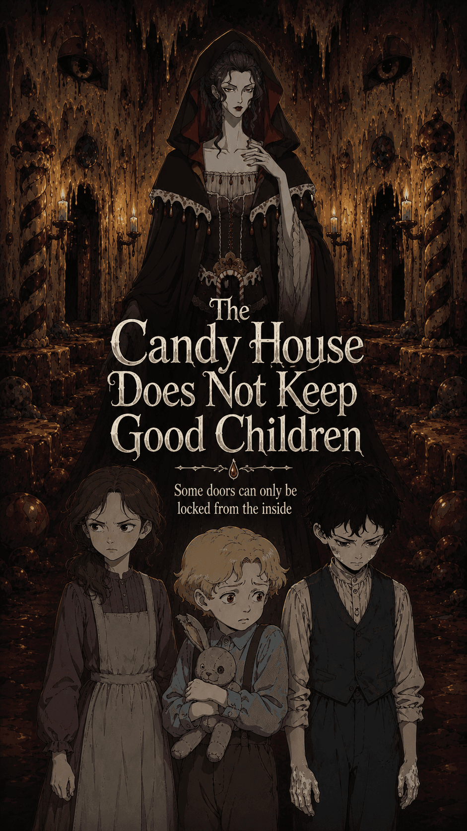 Interactive Story Maker for a Dark Candy-House Mystery
