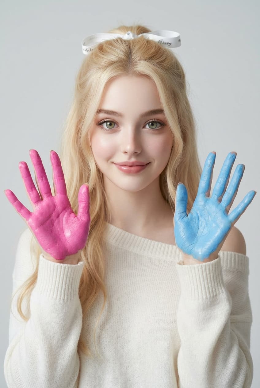AI Viral Color Mixing Challenge Video From Image