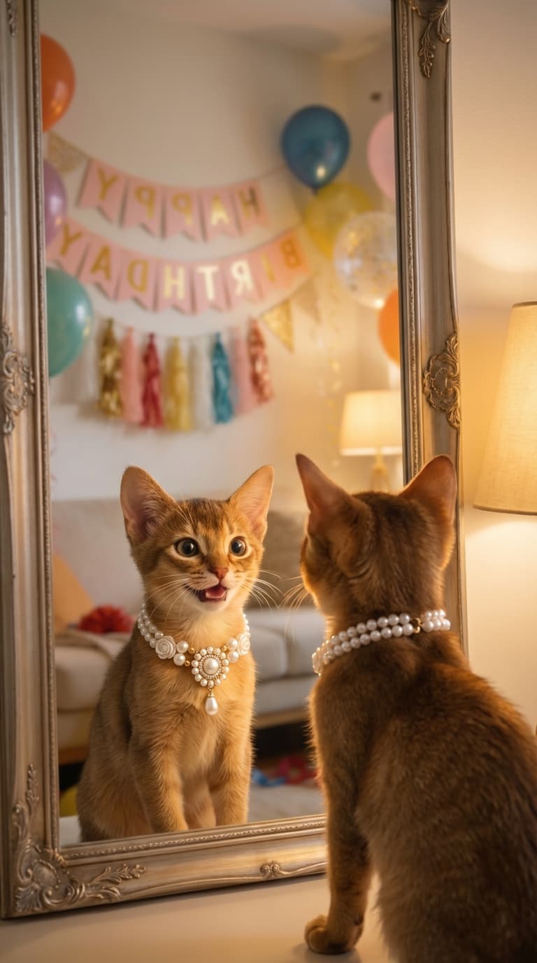 Pet Necklace Birthday Scene Video From Photo