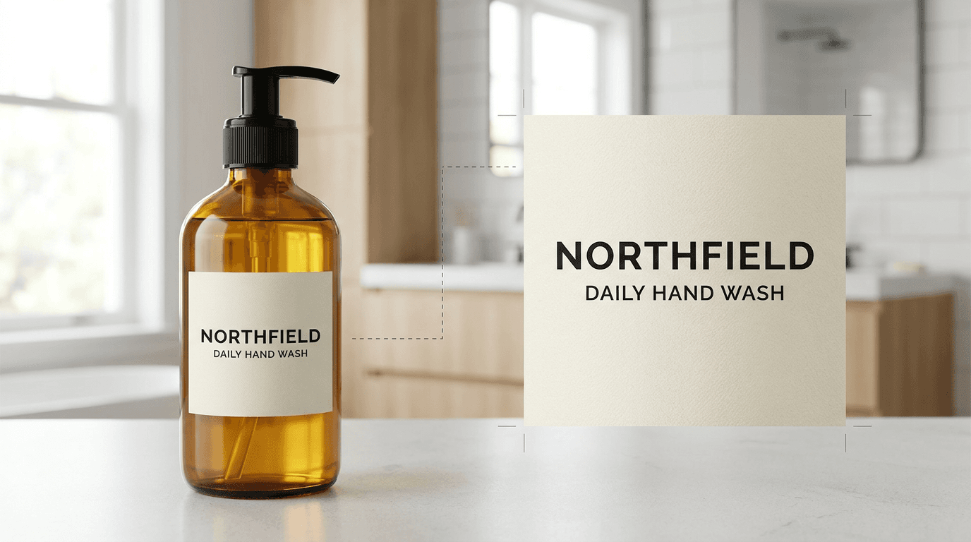 AI Product Label Text Editing with a Larger Text Region