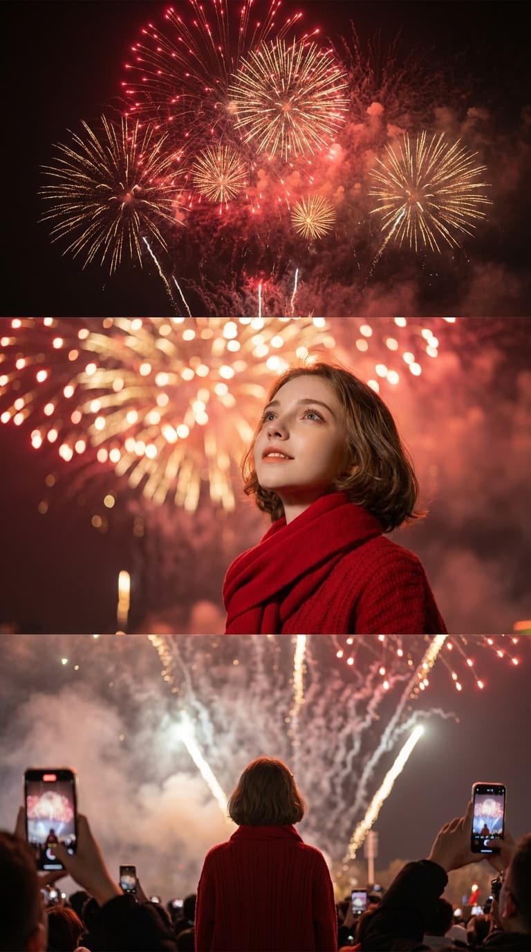 AI Your New Year Fireworks Video From Image