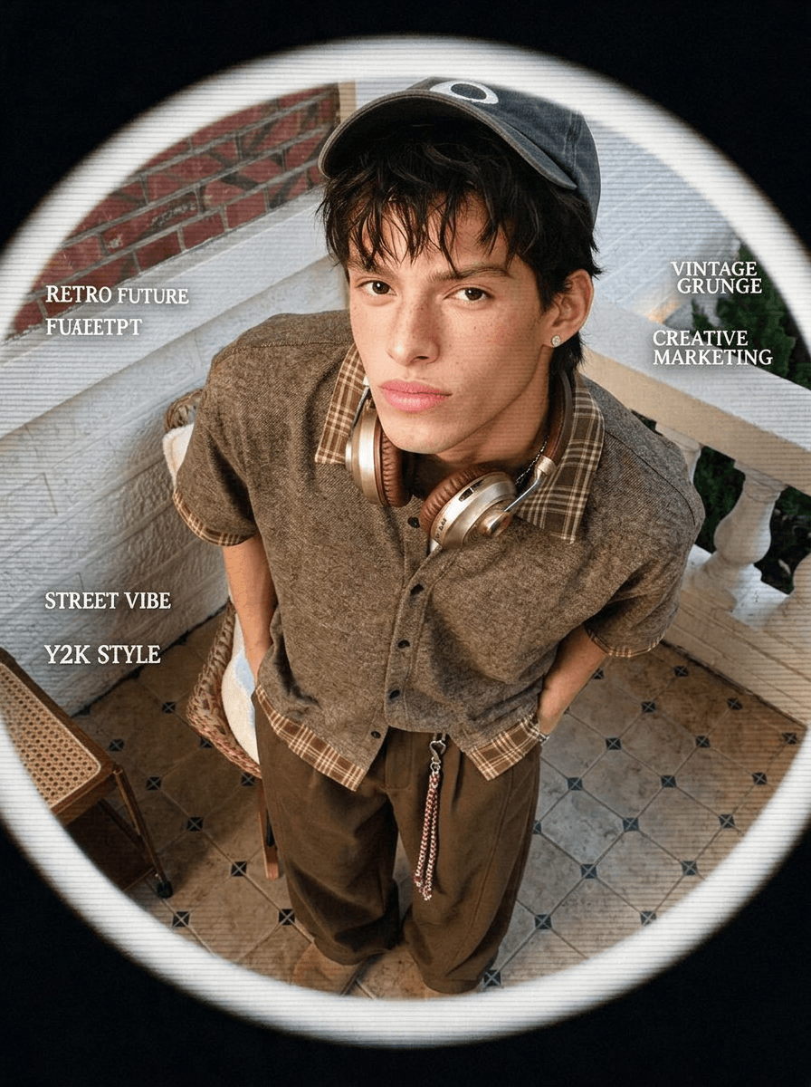 Fisheye Photo Transition Video from Three Character Photos