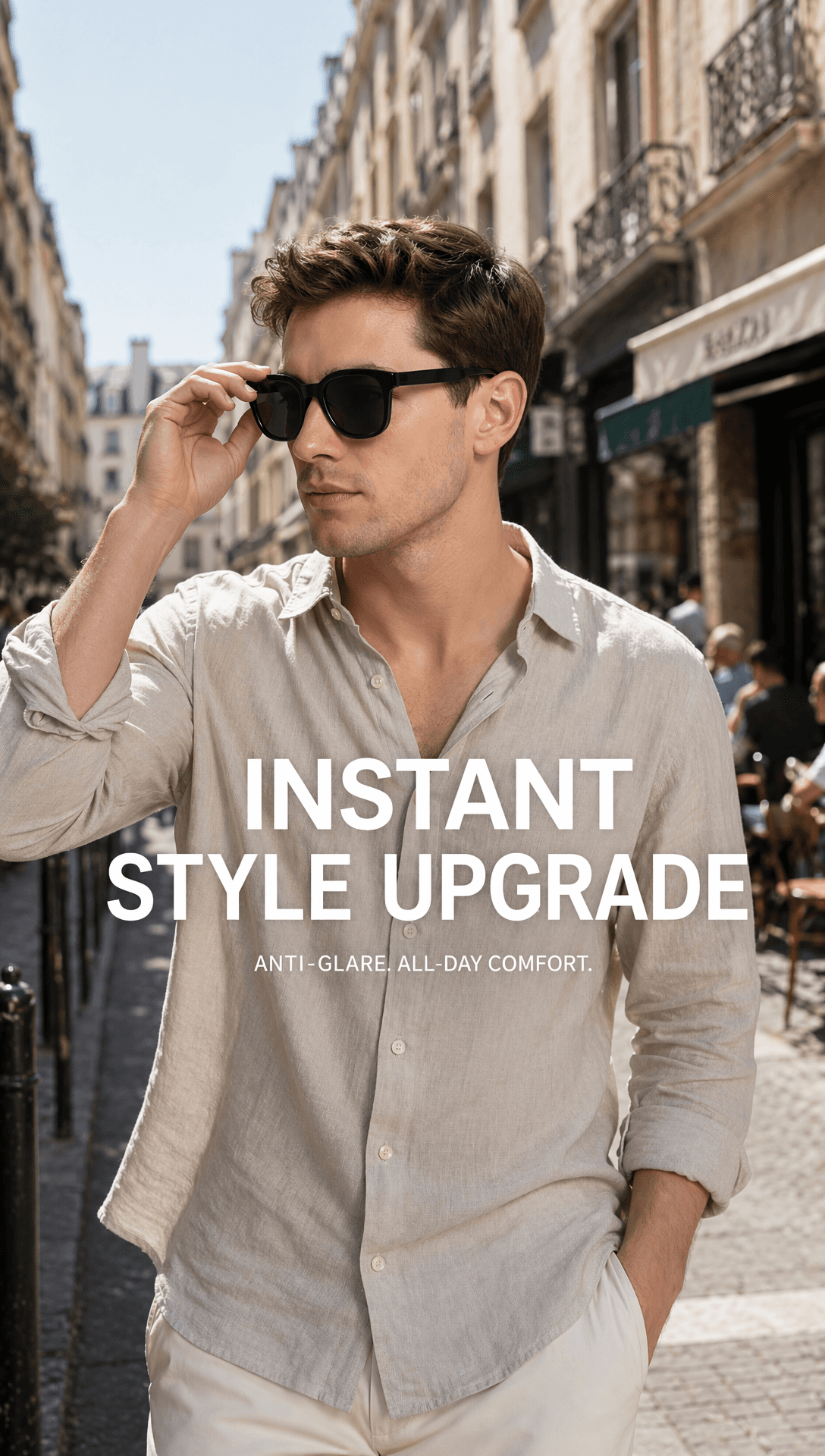 AI Sunglasses Street-style Lookbook Image Collection From Image