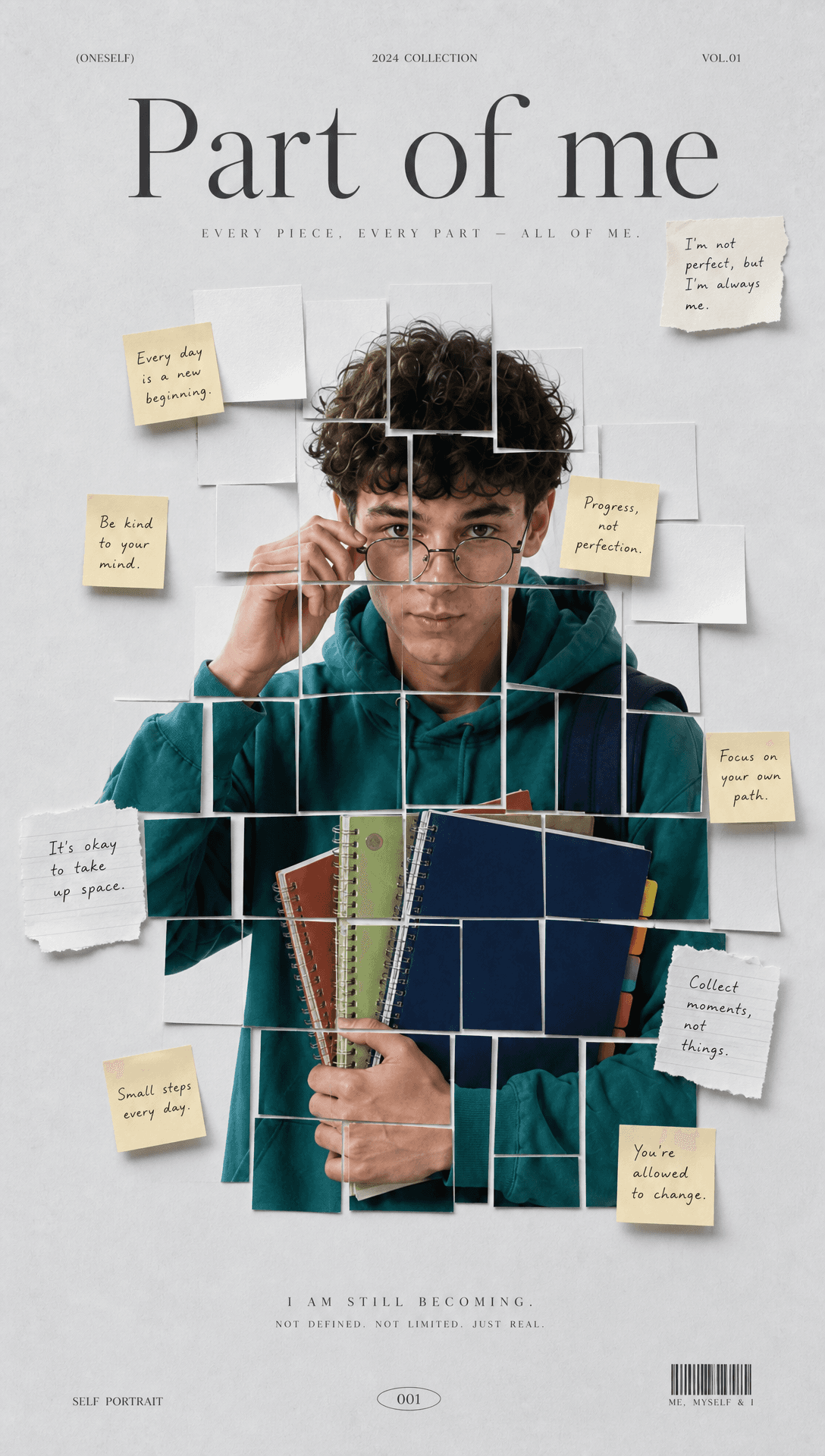 Sticky Note Portrait Collage from Photo: Make a Personal Visual Story
