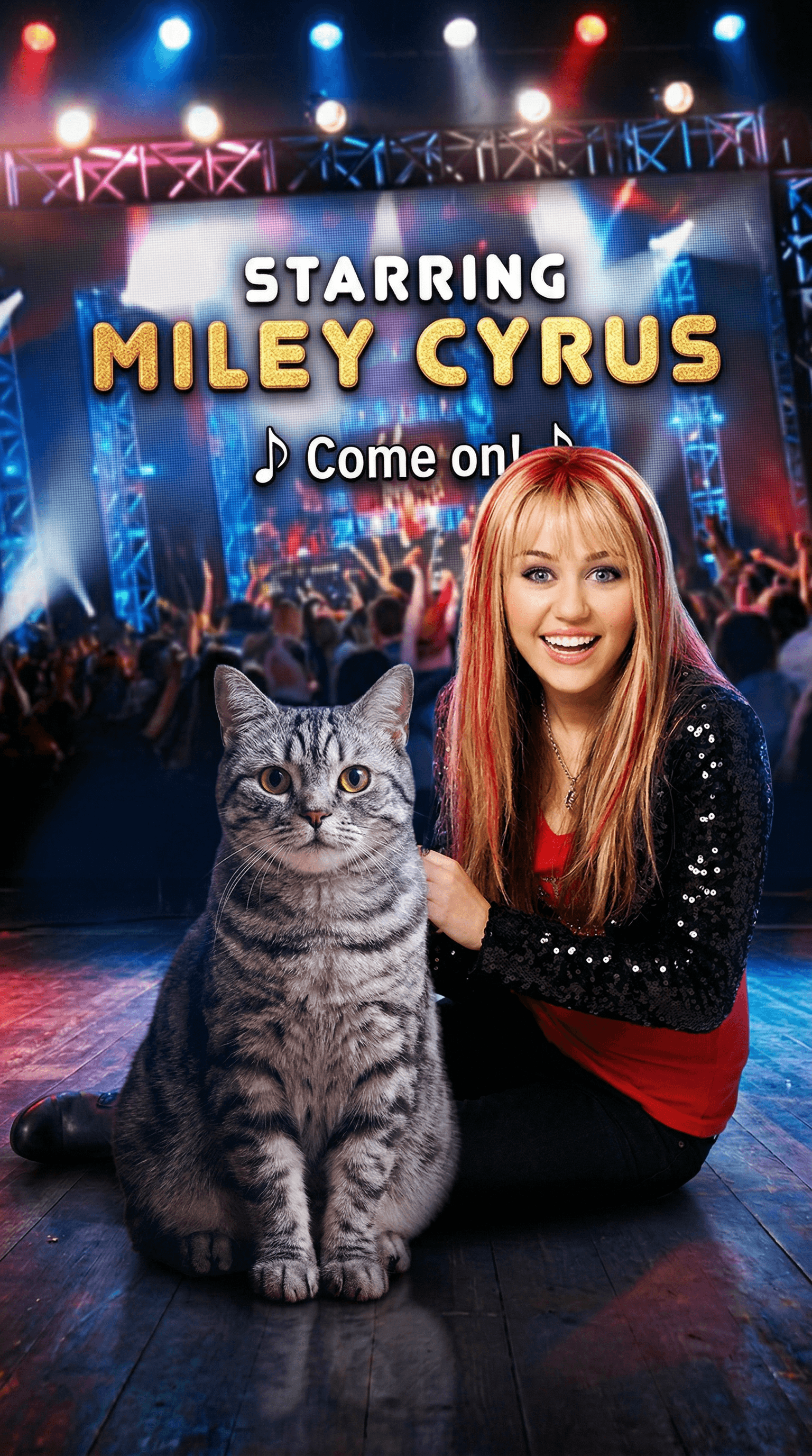 AI #hannahmontana Take Photo With Video From Image
