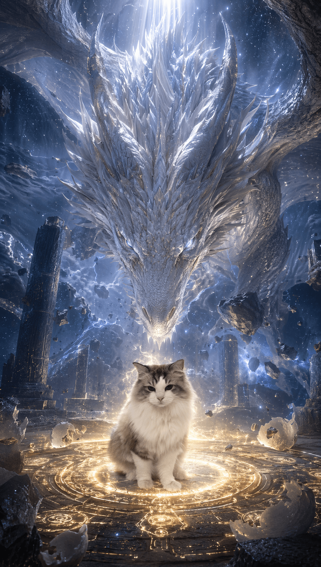 AI Mythic Dragon Cat Generator Video From Image