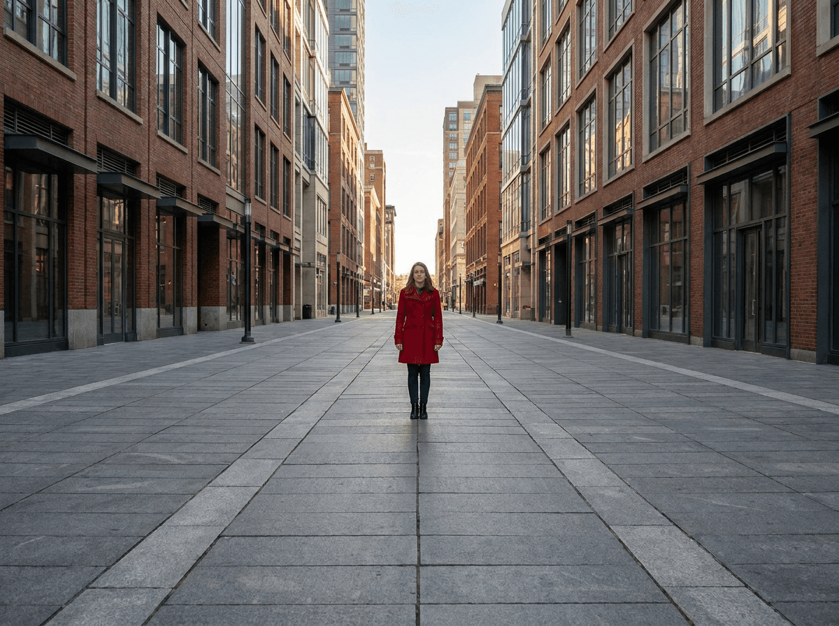 One Point Perspective AI Image Prompt for Stronger Depth