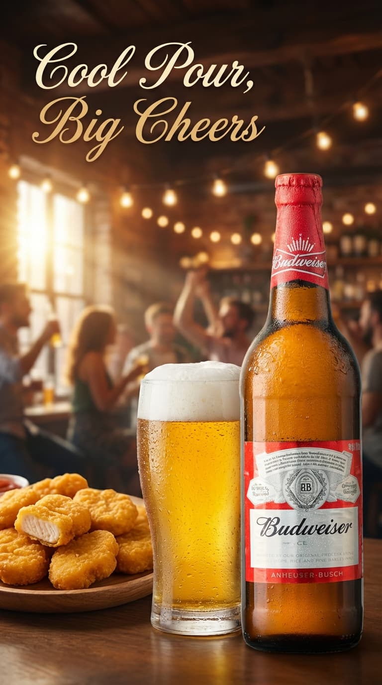 AI Cool Pour, Big Cheers1.0 Video From Image