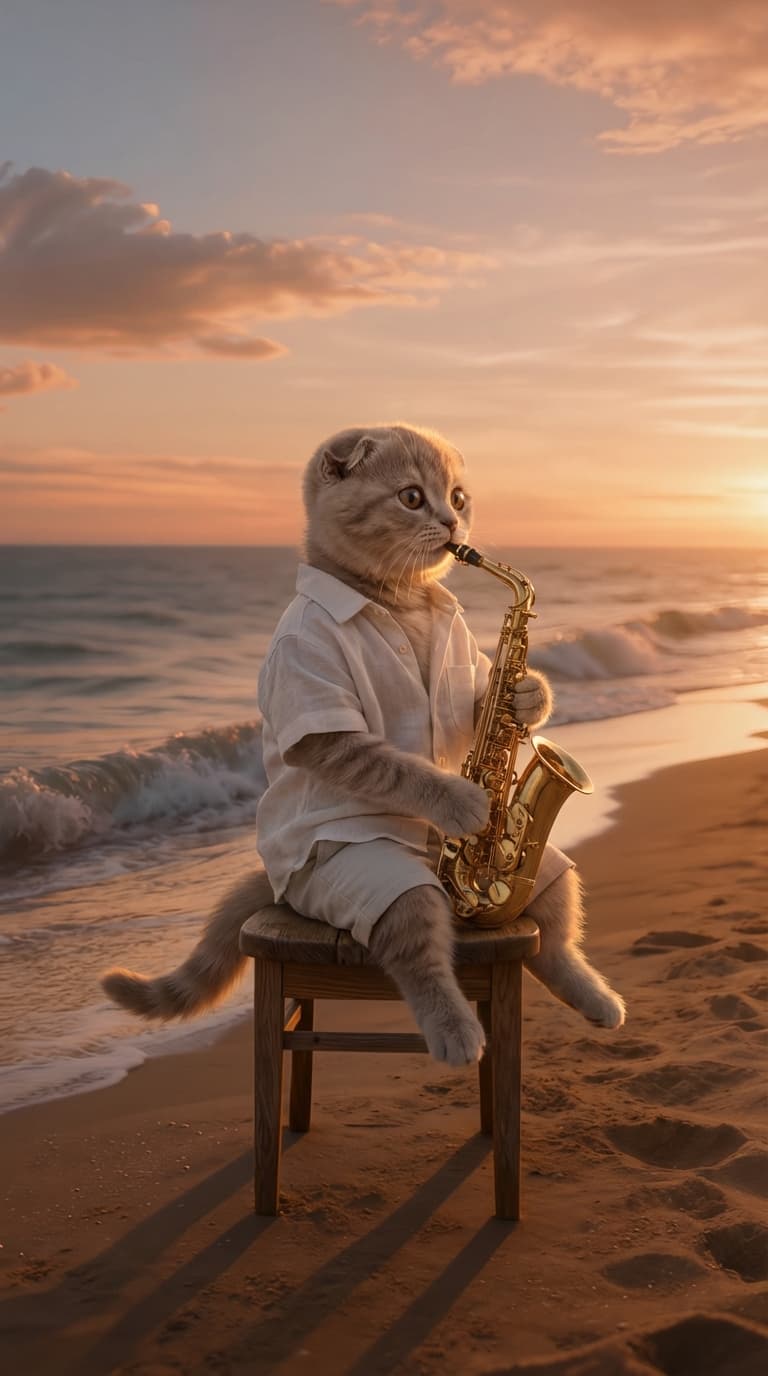 AI Romantic Notes At Sunset Video From Image