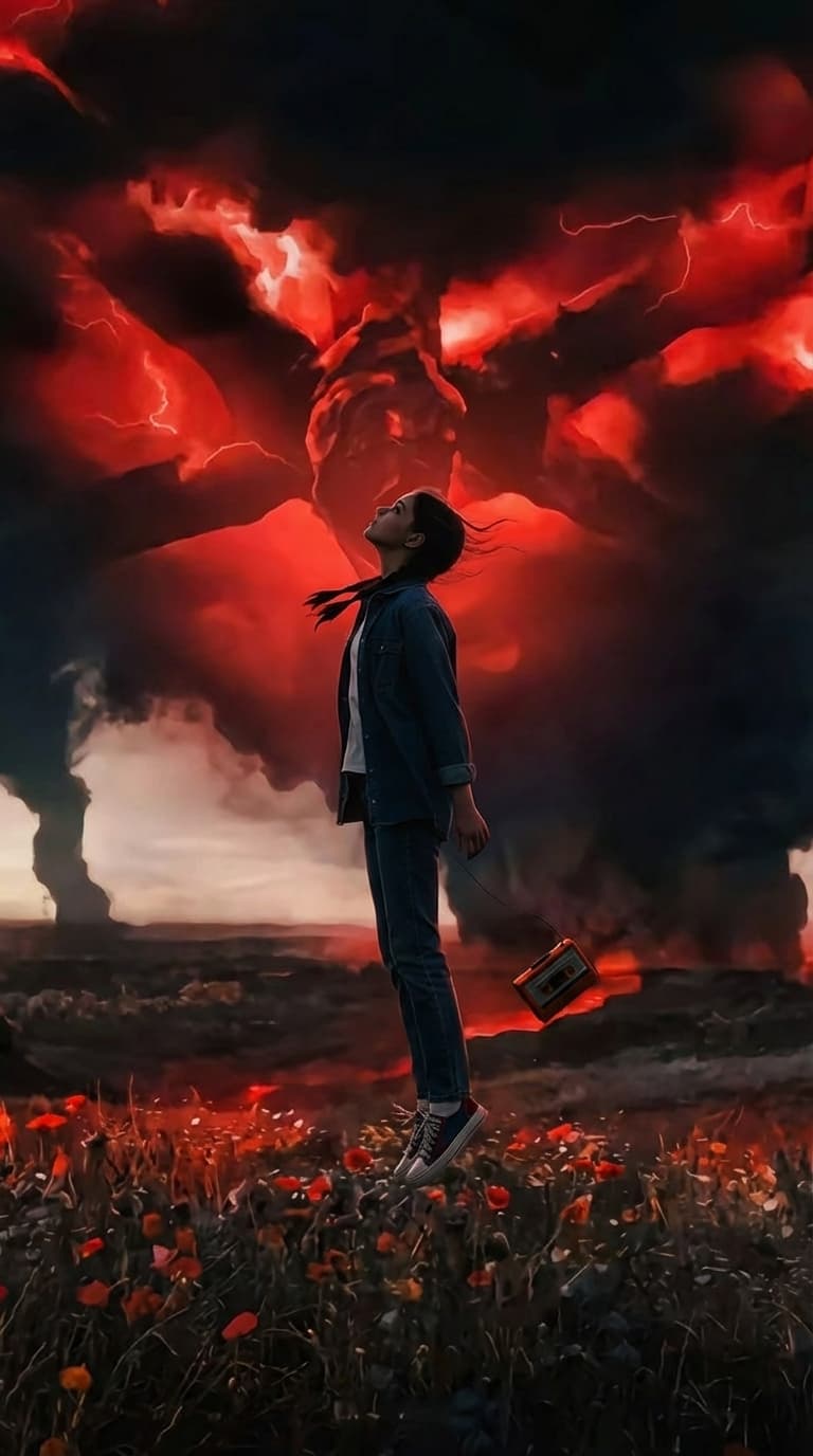 AI Video Transformation from Photo: A Suspended HAWKINS Scene