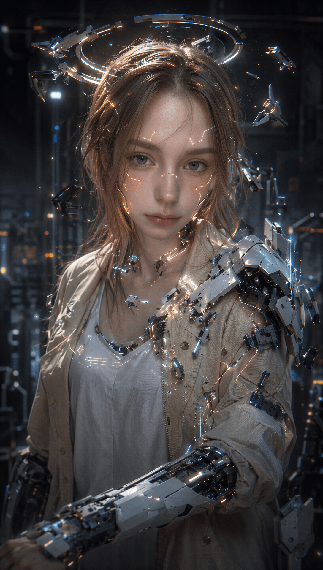 AI Cyber Mecha Awakening Video From Image