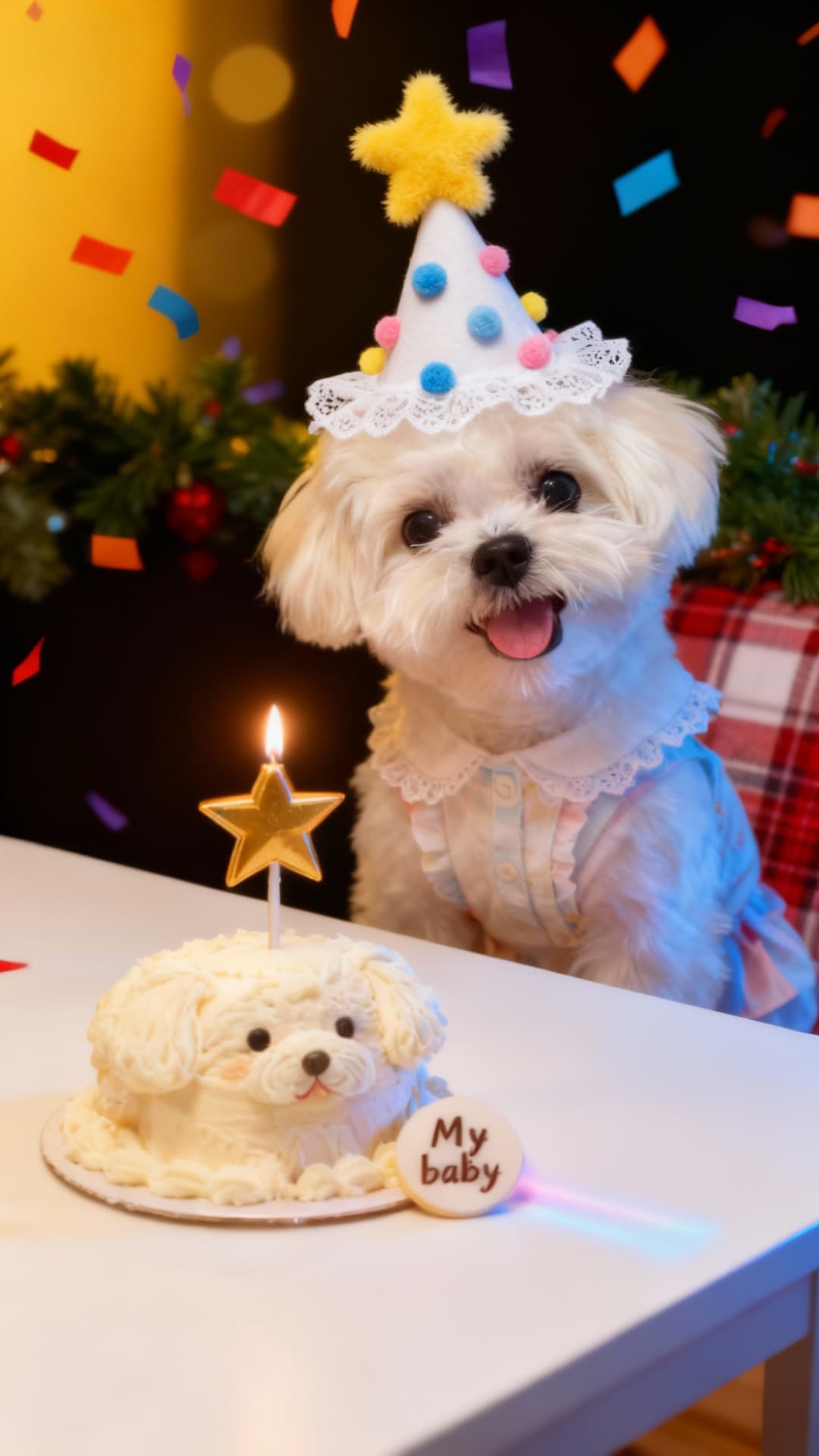 AI Pet's Birthday Portrait Video From Image