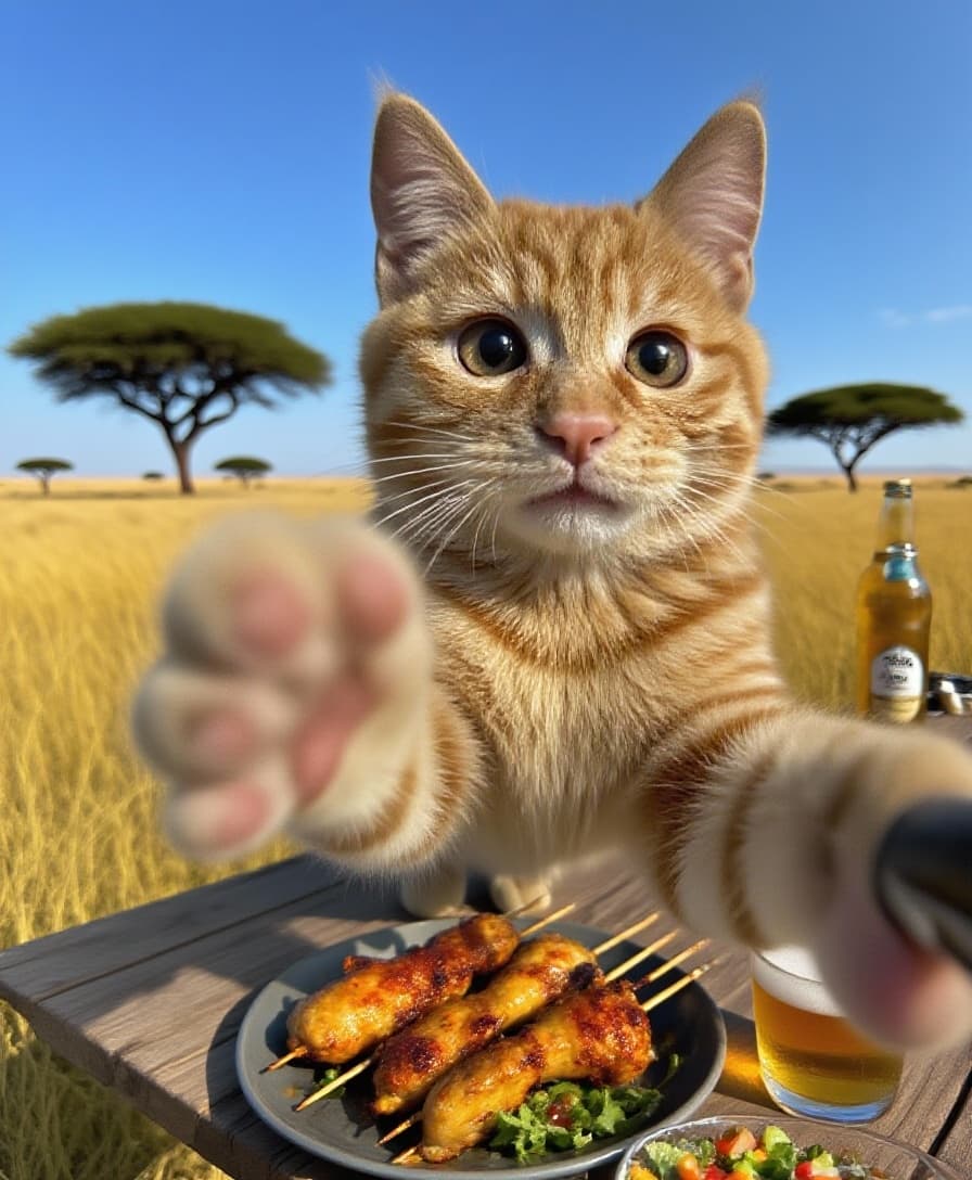 Kitty Picnic🐱 Video From Photo