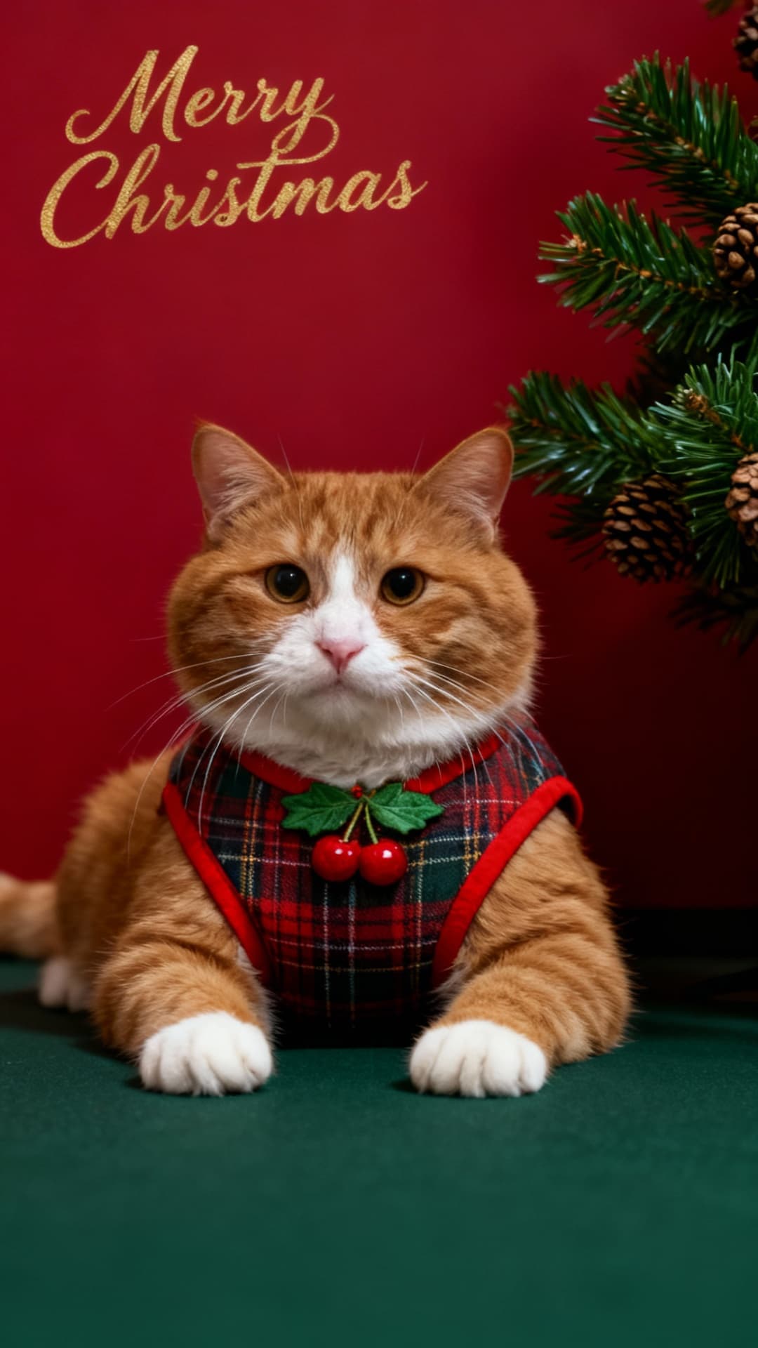 AI Pet Christmas Portrait Video From Image