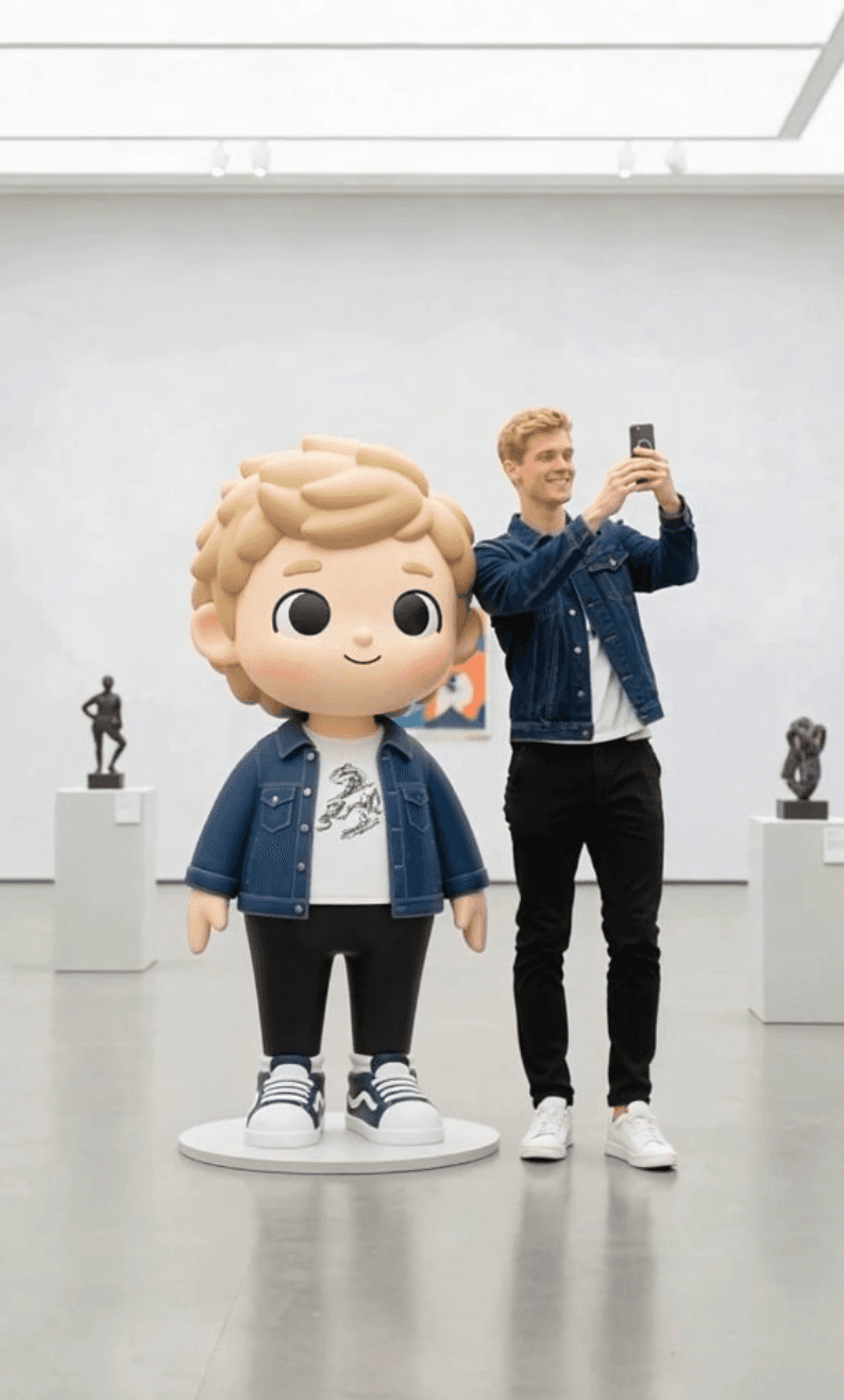 AI View Your Ip Figurine Video From Image