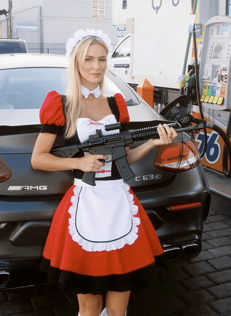 AI The Blonde Battle Maid Video From Image