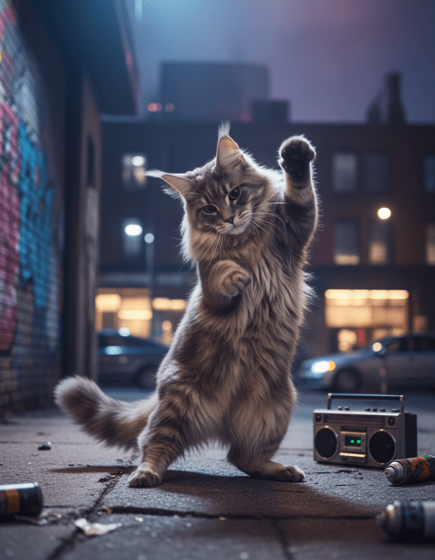 AI Underground Hip-pop(pet Crew) Image From Image